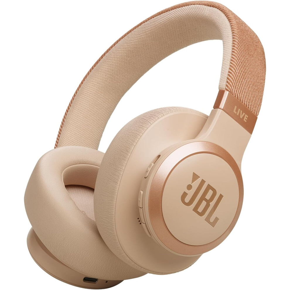 JBL Live 770NC Noise Cancelling Headphones (Sandstone)