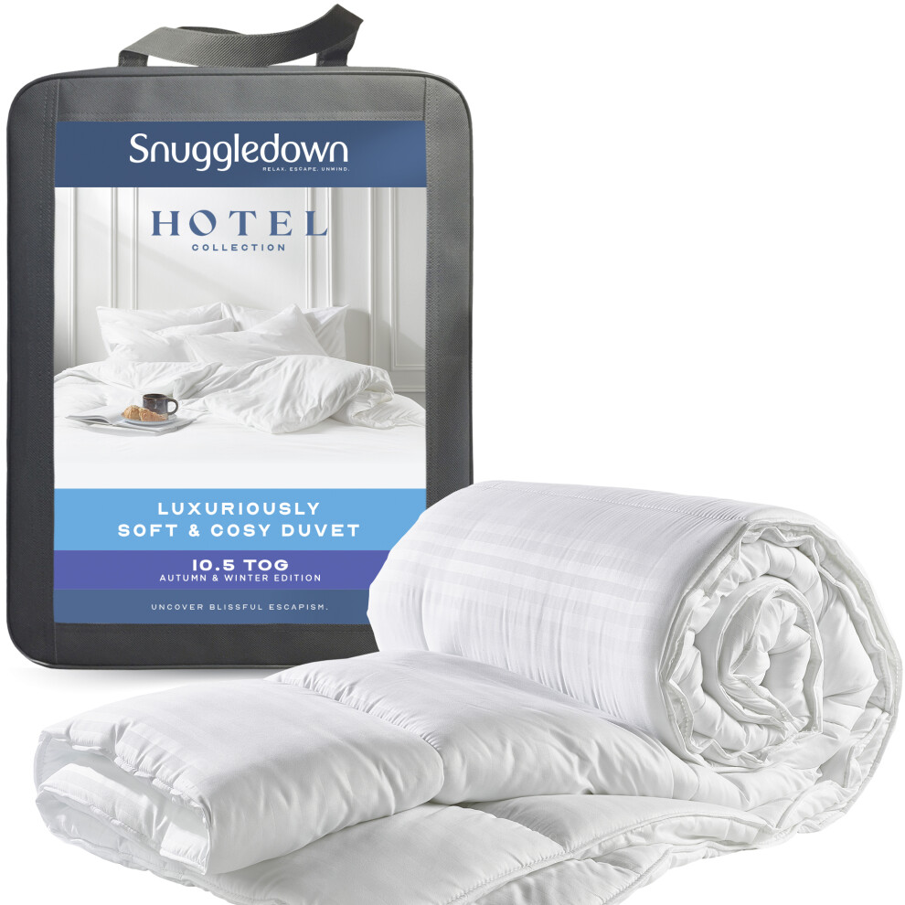 Snuggledown Luxuriously Soft & Cosy 10.5 Tog Duvet - White - Single - Image 7