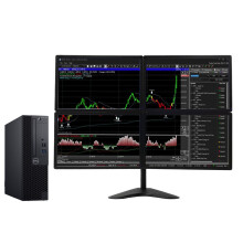 4 x 22" Monitor Dell Trading PC - i5 8500 - 16GB RAM - 500GB SSD/3TB HDD - WIN11 - Refurbished