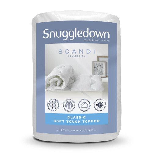 Snuggledown (Double) Snuggledown Scandi Soft Touch Mattress Topper UK Made