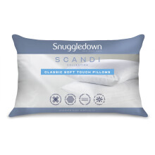 (Medium Pillow, 4 Pack) Snuggledown Scandi Soft Touch Pillow UK Made