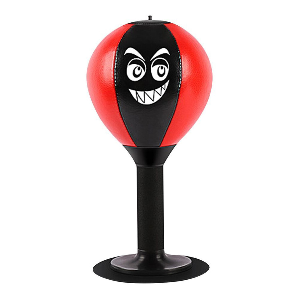 (red, One Size) Desktop Punching Bag For Child Speed Bags For Boxing With Suction Cup Heavy Duty Stress Relief Ball Funny Gifts For Child Coworkers And Friends