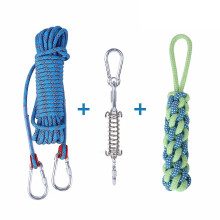 (Style Two, 10 Meters) Dog Spring Pole Toys Set Outdoor Hanging Exercise Cotton Rope Dog Teething Toy