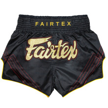 (Large ) Fairtex Muay Thai Fight Shorts Black - MR X