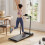 Living And Home Treadmill with Side Handrails and Remote 2