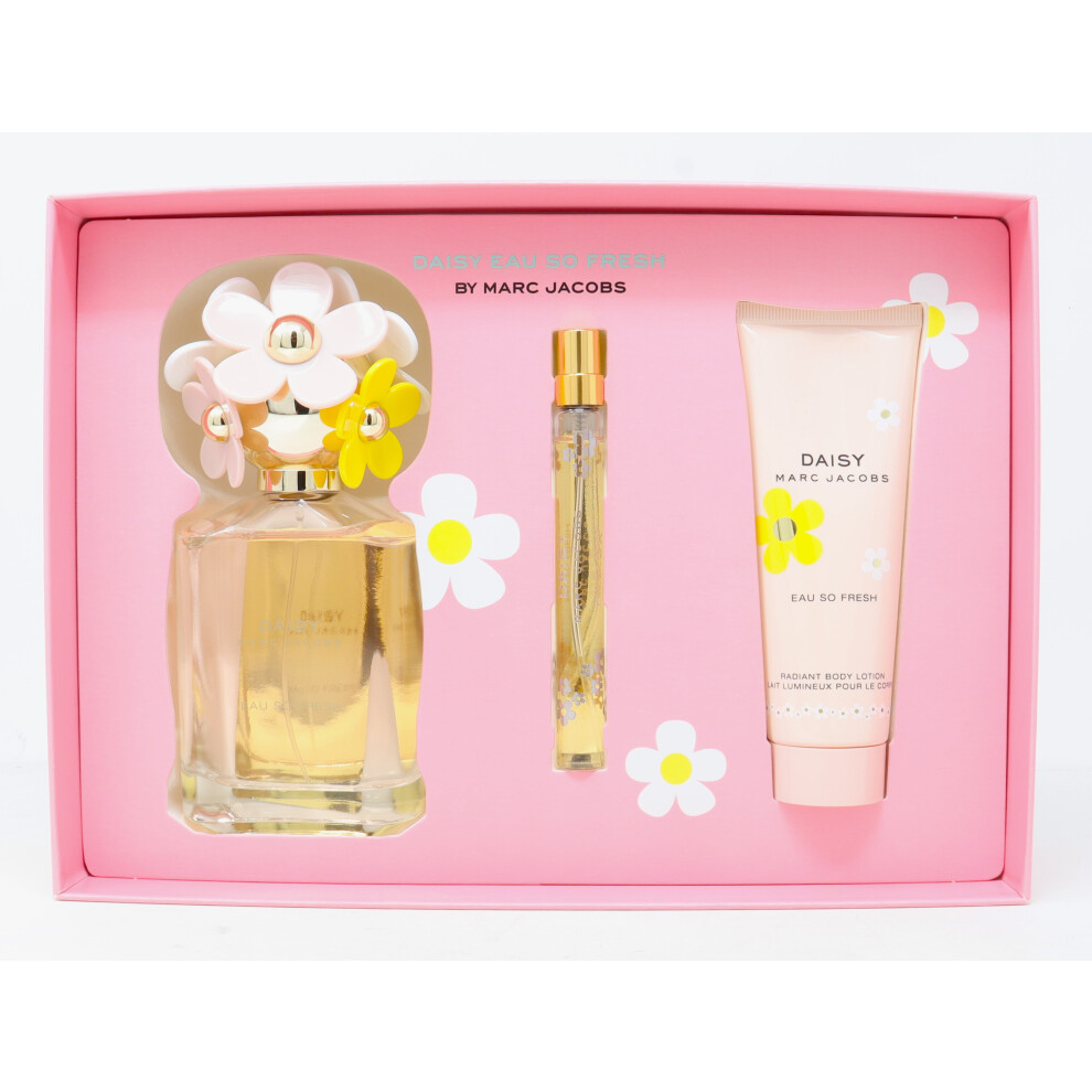 Marc Jacobs Daisy Eau So Fresh Eau De Toilette 3-Pcs Gift Set  For Women  /