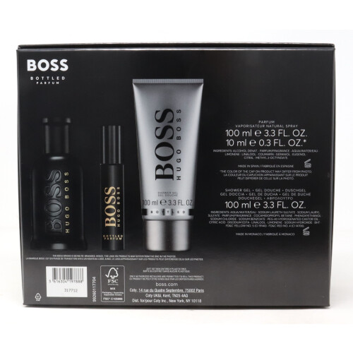 Hugo Boss Hugo Boss Boss Bottled Parfum 3 Pcs Set  / New With Box 2