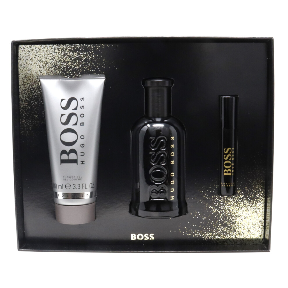 Hugo Boss Boss Bottled Parfum 3 Pcs Set / New With Box