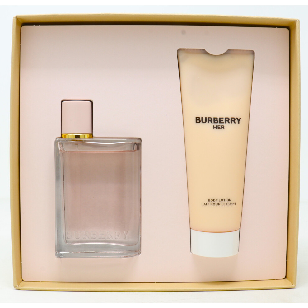 Burberry Her For Her Eau De Parfum 2-Pcs Gift Set  / New With Box