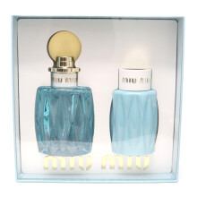 Miu Miu L'eau Bleue Eau De Parfum 2 Pcs Set / New With Box