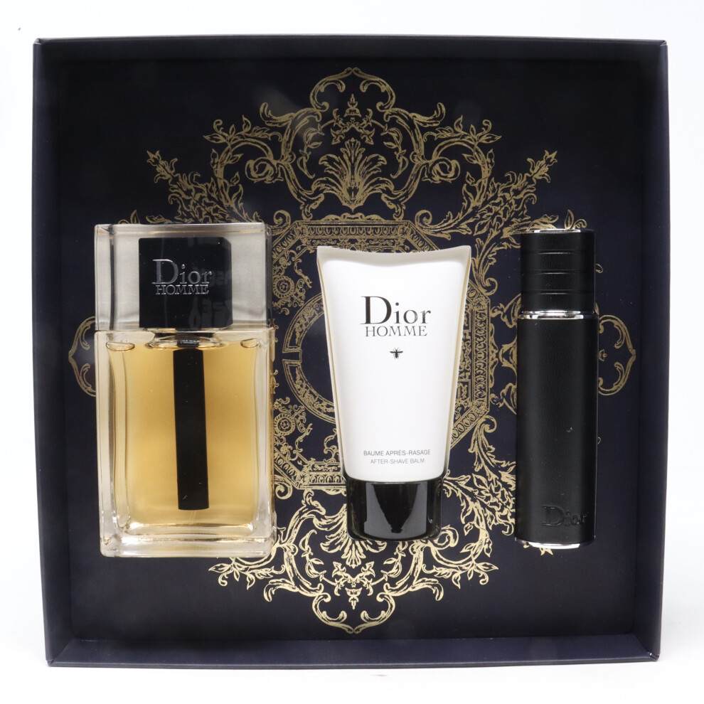 Christian Dior Homme Eau De Toilette 3-Pcs Set  / New With Box