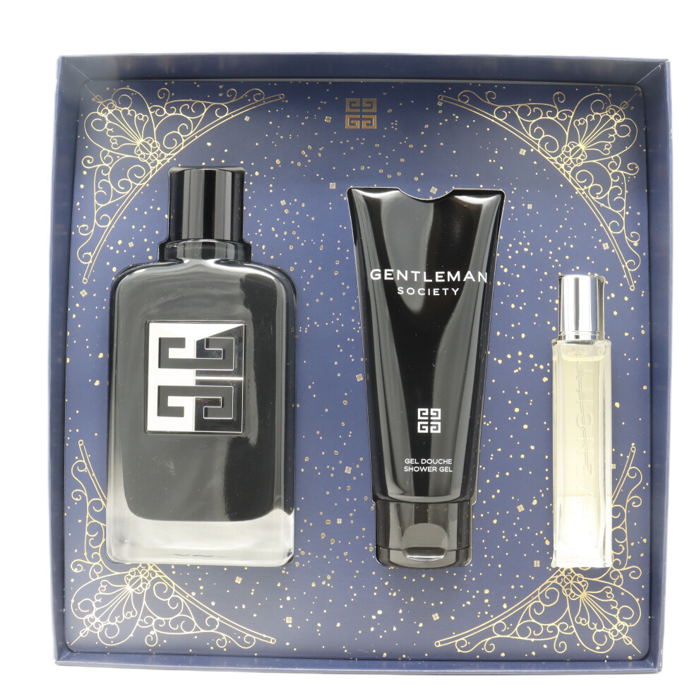 Givenchy Gentlemen Society Eau De Parfum 3-Pcs Set  / New With Box