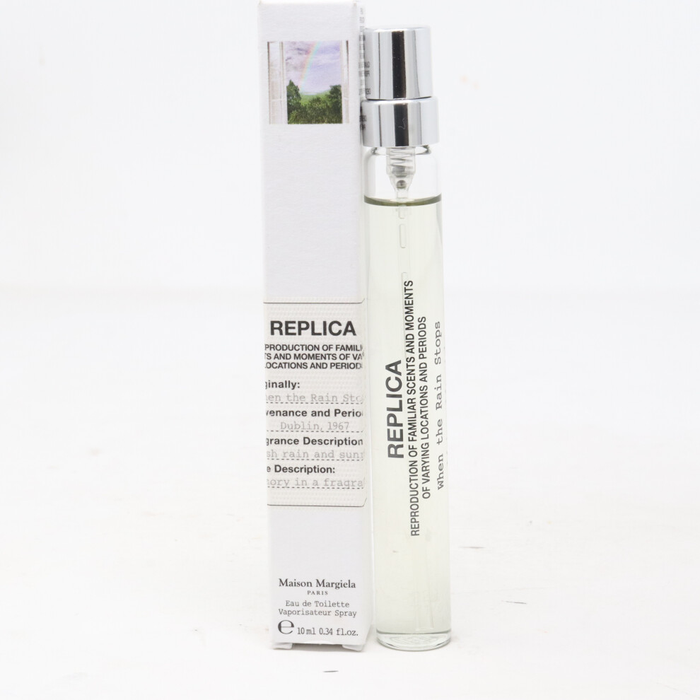 Replica When The Rain Stops by Maison Margiela Eau De Toilette 0.34oz Spray New