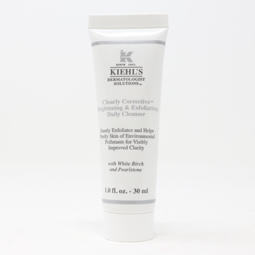 Kiehl's Clearly Corrective Daily Brightening And Exfoliating Cleanser 1oz/30ml