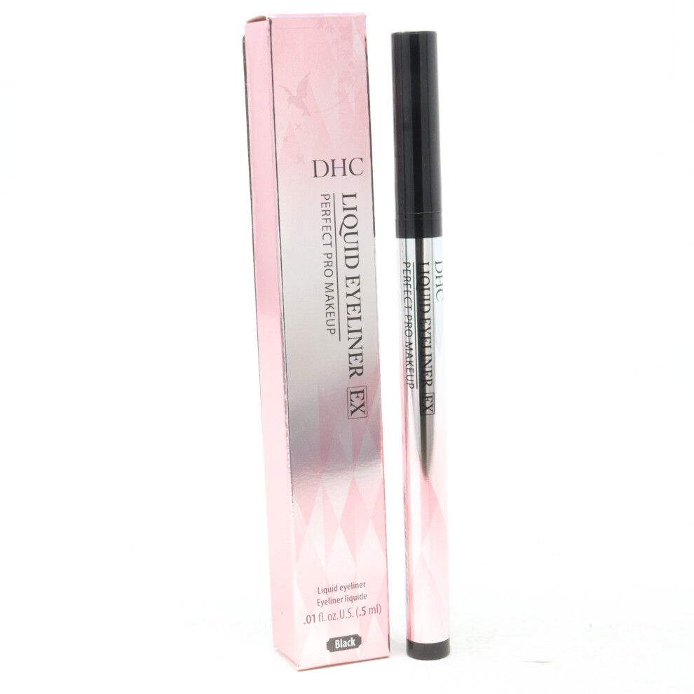 Dhc Liquid Eyeliner Black 0.01oz/0.5ml New With Box