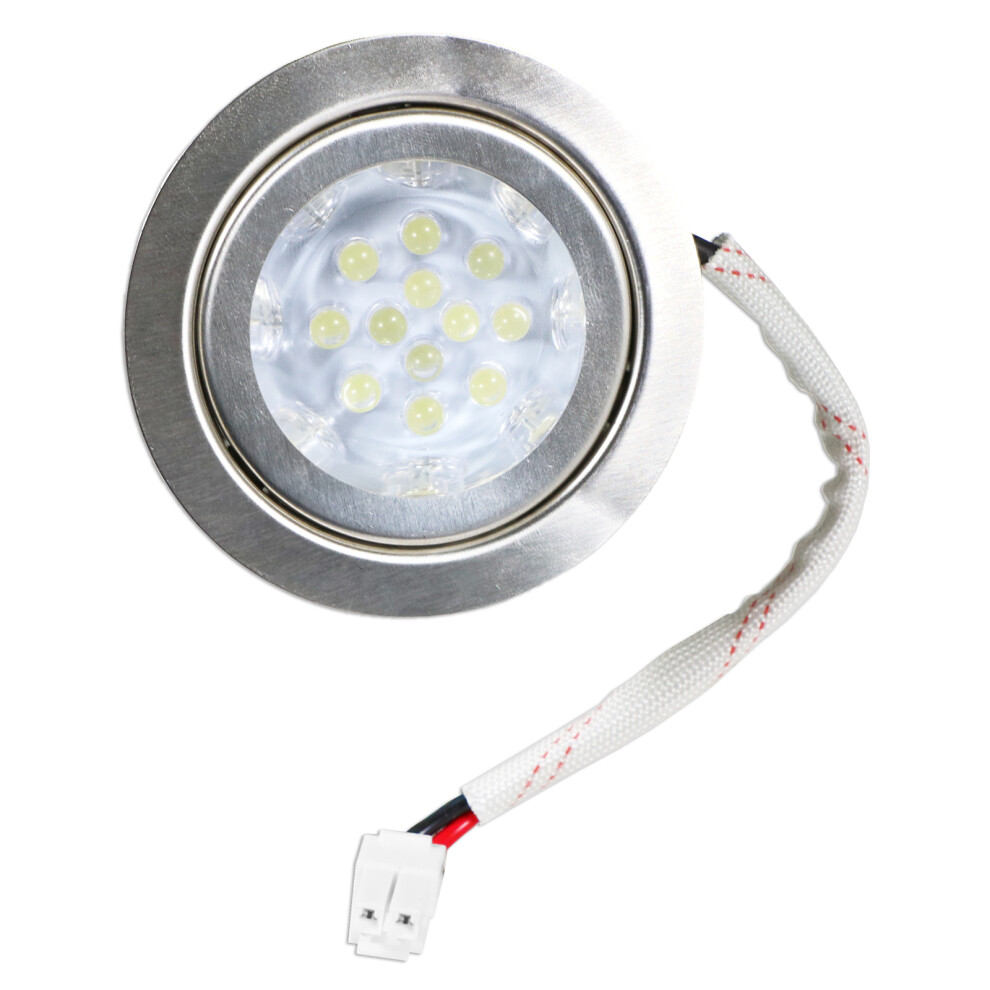 Universal Cooker Hood LED Light 70mm Extractor Vent Lamp Bulb (Silver, 1.5W, 12V DC)