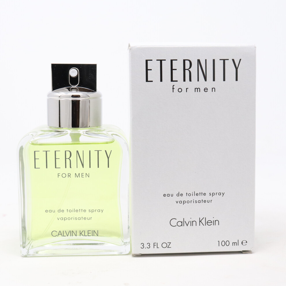 Eternity For Men by Calvin Klein Eau De Toilette 3.3oz Spray