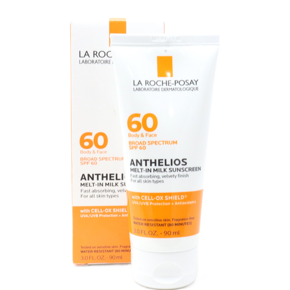 La Roche-Posay Anthelios Melt-In Milk Sunscreen  Spf 60  3.0oz/90ml New With Box