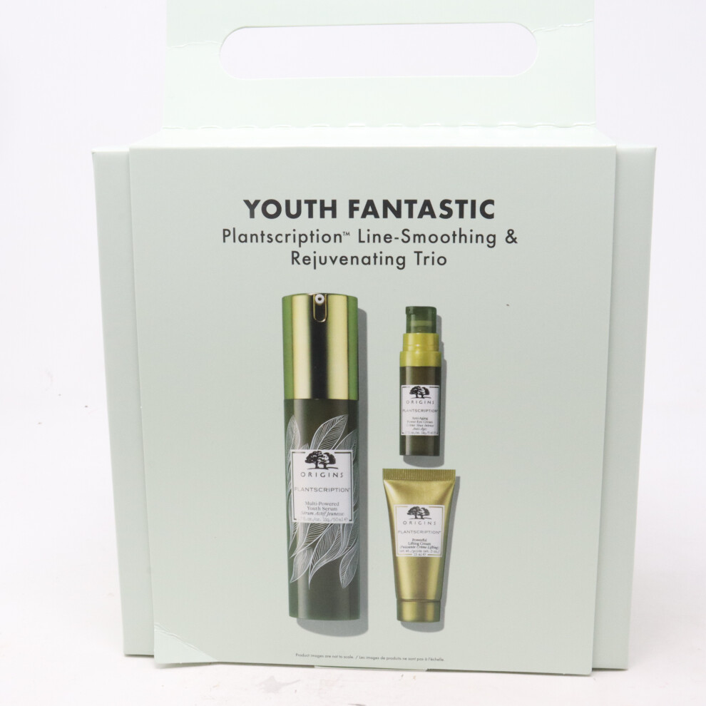 Origins Youth Fantastic Plantscription Line-Smoothing & Rejuvenating Trio New