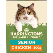 Harringtons Complete Senior Dry Cat Food Chicken 800g (Pack of 5) - Tasty Natural Goodness