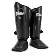 (Medium ) Fairtex SP9 Ultra Ergo Muay Thai Shin Pads - Black