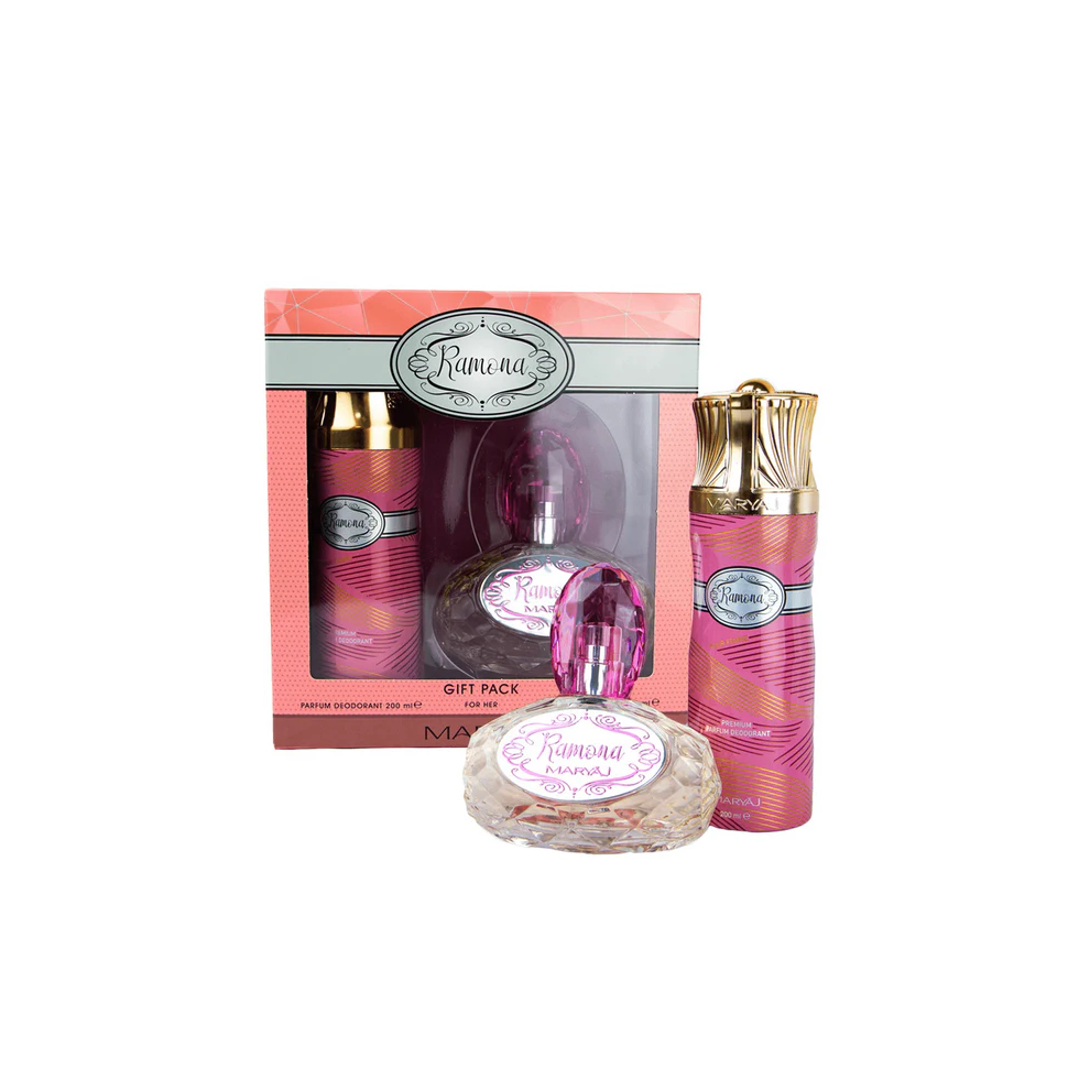 Ramona Perfume Gift Set For Women (EDP 100ml + Body Spray 200ml)