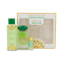Musk Tahara Eau de Parfume Tropical Fruit 3pcs Gift Set by Gulf Orchid