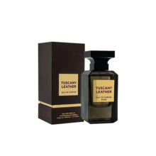 Tuscany Leather EDP 80ml by Fragrance World - Bold, Leather-Forward Unisex Fragrance (Code 6.29111E+12)