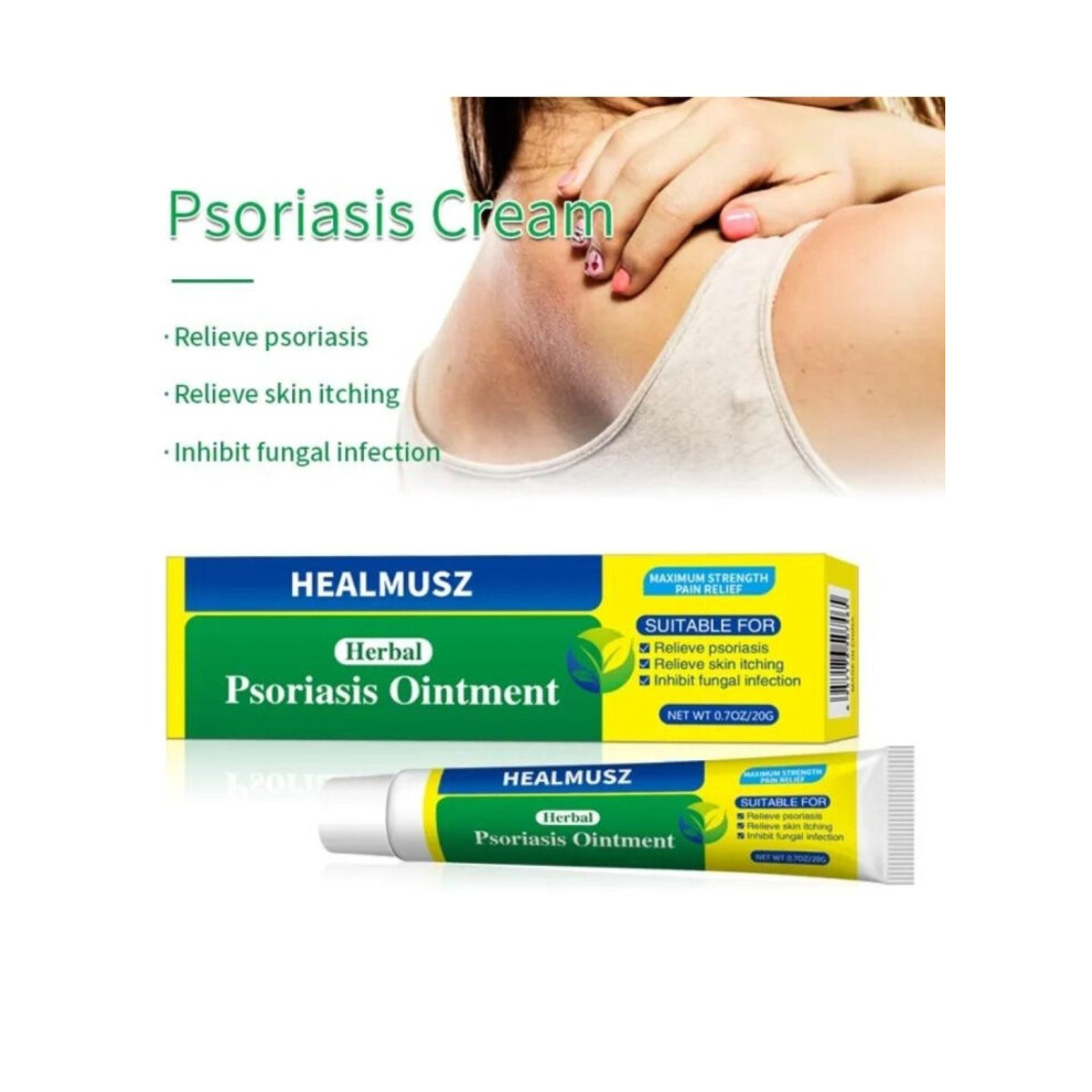 Cream Healmusz Herbal Psoriasis Ointment Advanced Psoriasis Treatment Antifungal & Inhibit Fungal Infection Psoriasis Treatment - 20G