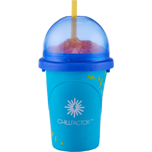 Chill Factor Colour Shock Slushy Maker TOTALLY COOL BLUE 1