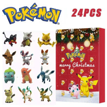 Pokemon Figur Thematische Weihnachten Adventskalender Xmas Kinderspielzeug 24PCS Geschenk