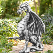 Dragon Sculpture Large Indoor/Outdoor Medieval-Dragon Statue Courtyard Decoratio