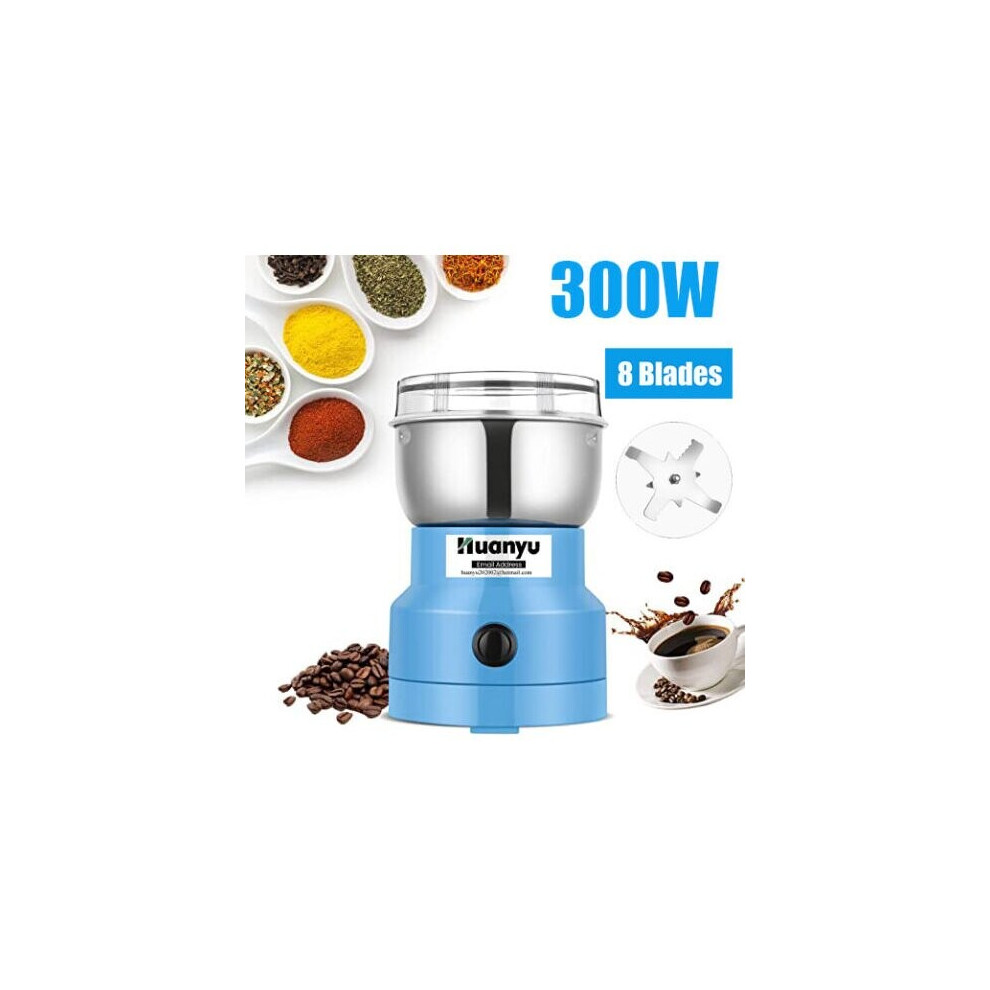300W 8Blades Electric Coffee Grinder Grinding Mill Bean Nut Spice Matte Blender