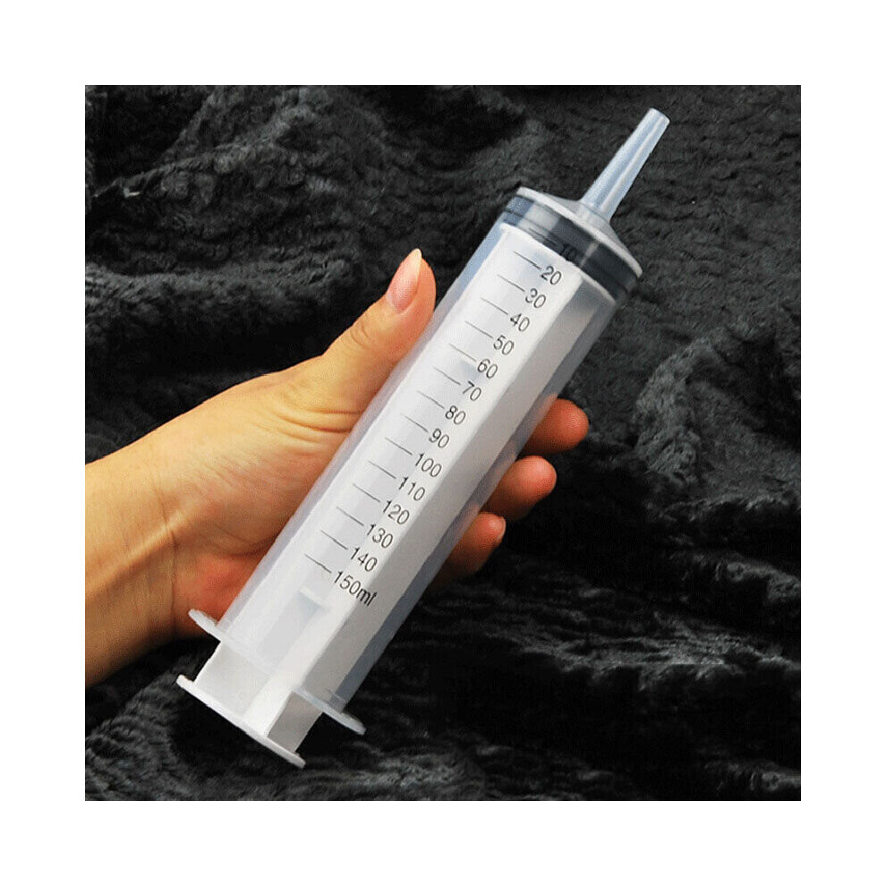 150ml Large Plastic Syringe Measuring Nutrient Sterile Reusable Liquid Food Kits