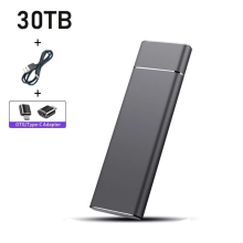 (30TB black) Portable Hard Drive Ssd Hard Disk For Mobile Lptop