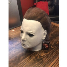 Michael Myers Mask Deluxe Adult Latex Halloween Horror Fancy Dress Killer Scary