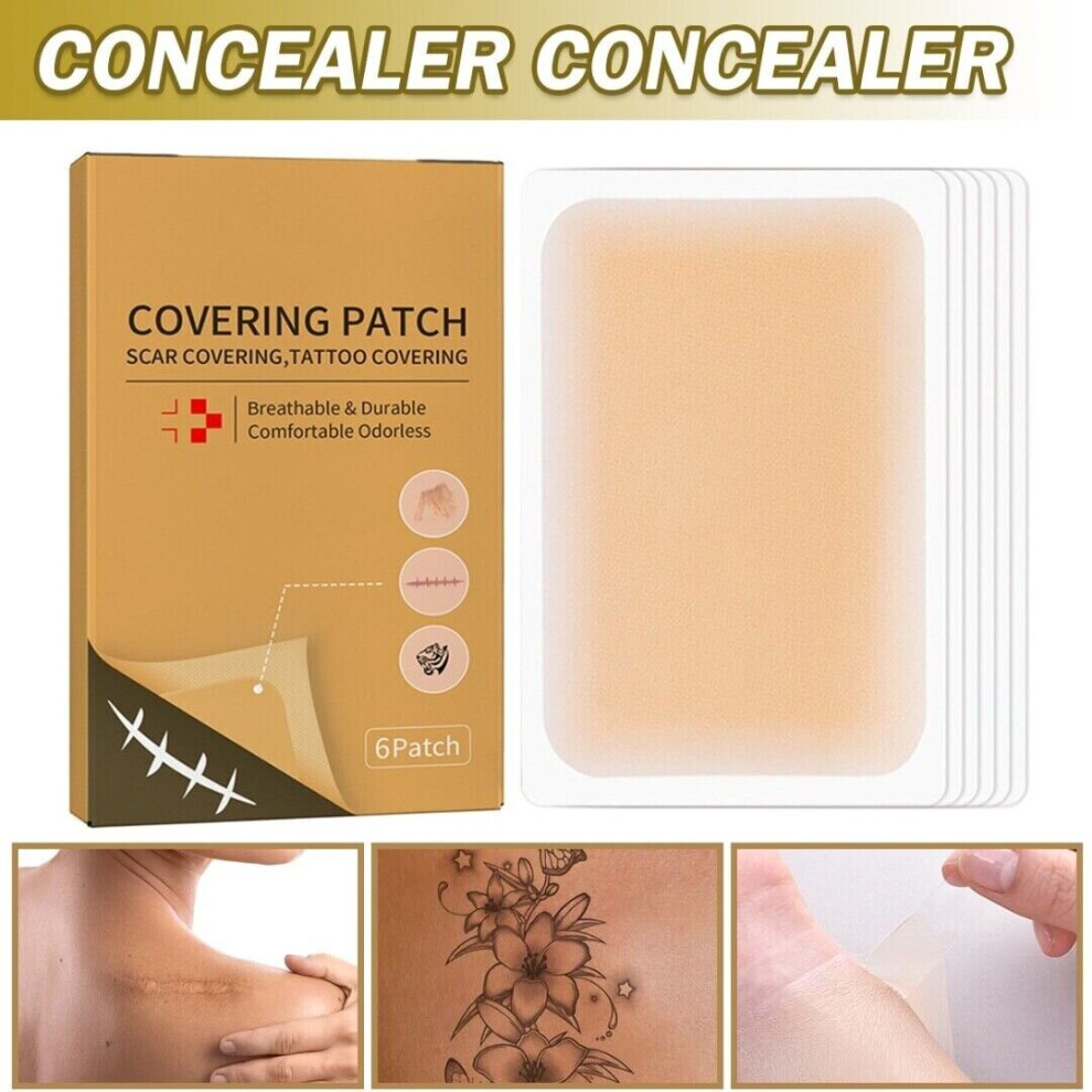 6x Invisible Scar Acne Cover Up Sticker Concealer Skin-Friendly Birthmark