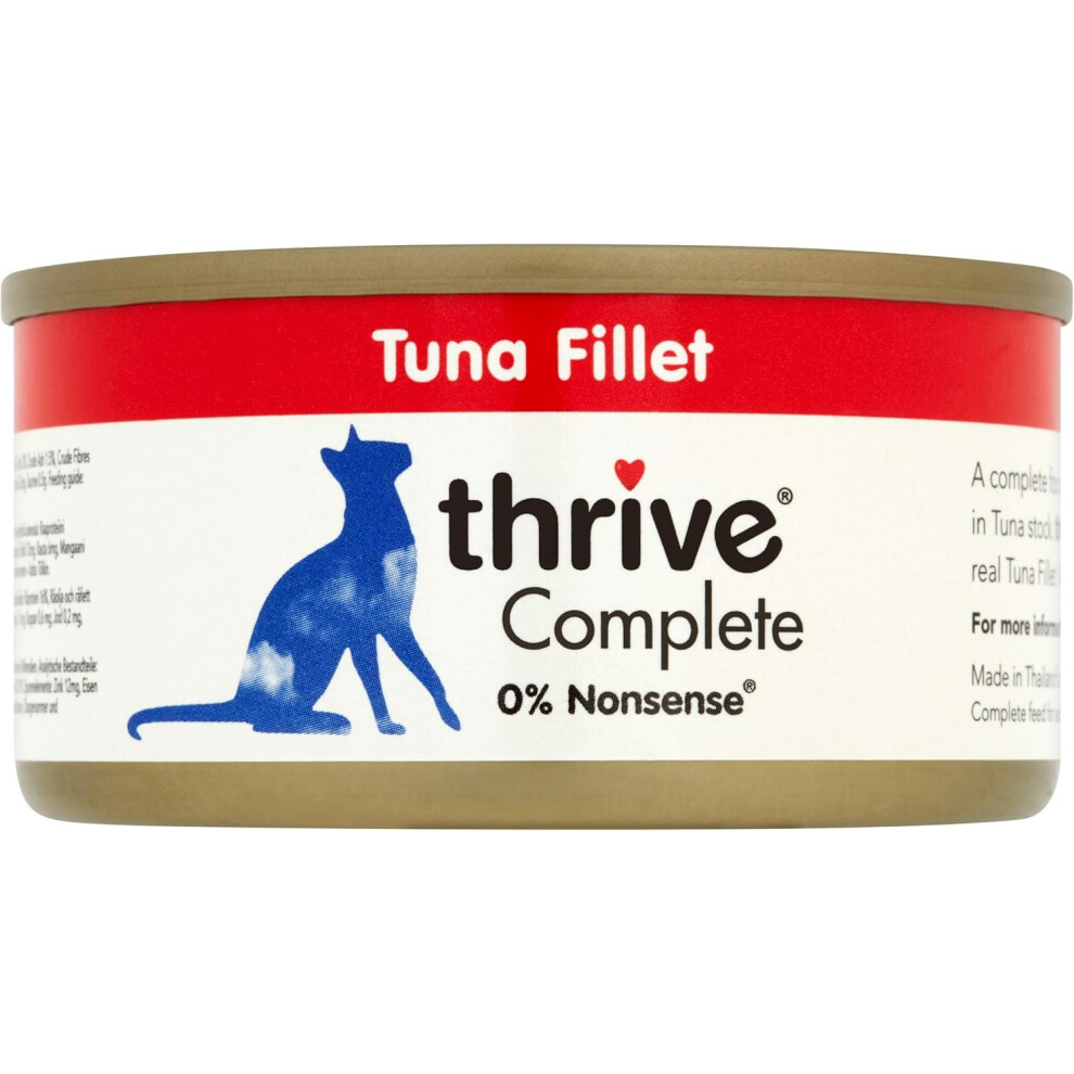 Thrive Cat 100% COMPLETE - TUNA FILLET (pack Of 12)