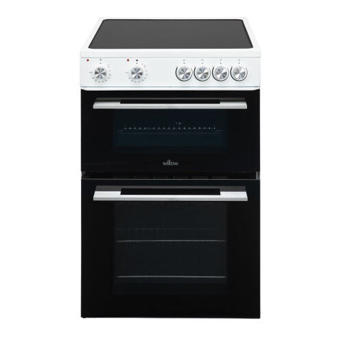 Willow Appliances Willow 68L Electric Cooker, Twin Cavity Ceramic Hob WT60CCW