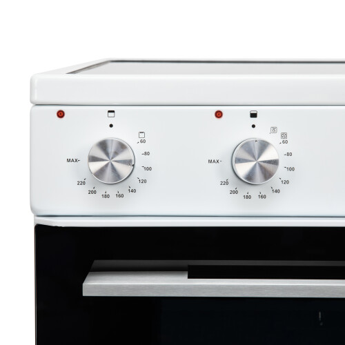 Willow Appliances Willow 68L Electric Cooker, Twin Cavity Ceramic Hob WT60CCW 1