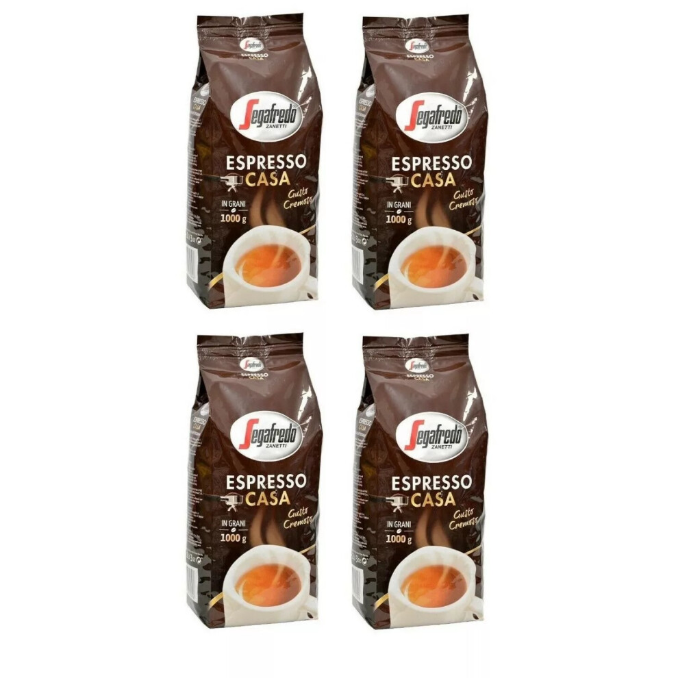 Segafredo Zanetti 4X1kg Segafredo Casa Coffee Beans (Pack Of 4)