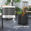 Outsunny Outsunny 38cm Smokeless Wood Burning Firepit Metal Fire Pit, Dark Grey 5