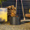 Outsunny Outsunny 38cm Smokeless Wood Burning Firepit Metal Fire Pit, Dark Grey 6