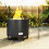 Outsunny Outsunny 45cm Smokeless Wood Burning Firepit Metal Fire Pit, Dark Grey 2