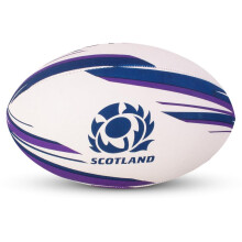 Scotland RU Blue/White 4 Panel Synthetic Rugby Ball