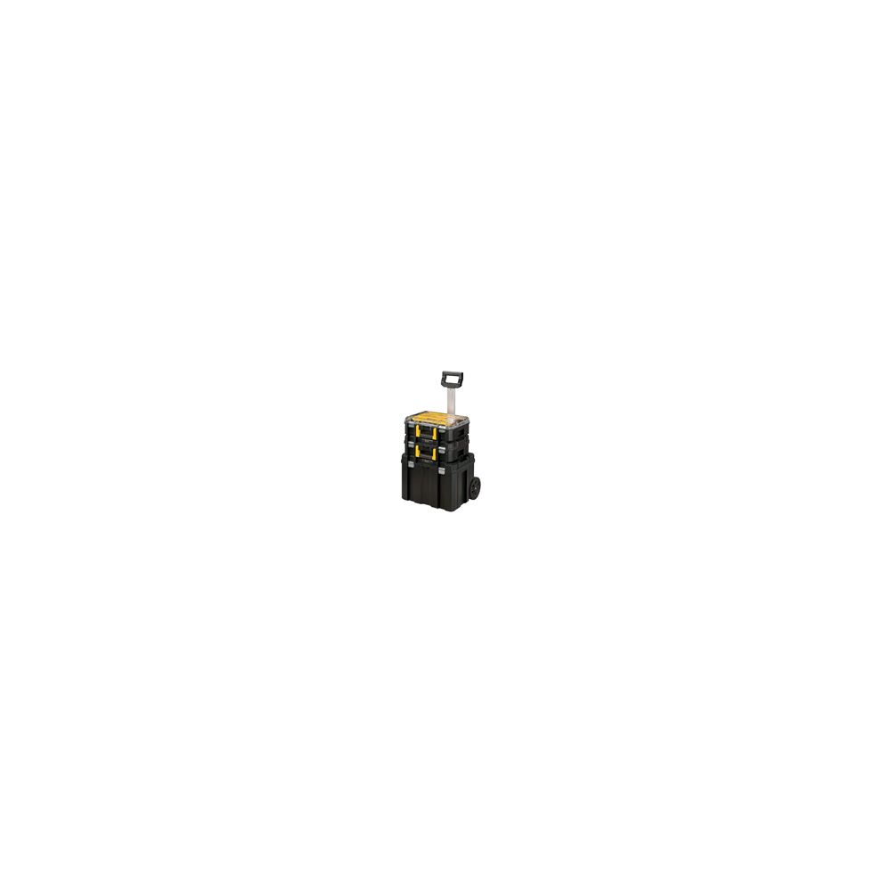 Stanley FatMax Pro-Stack 3-Module Mobile Storage Tower - Black/Yellow