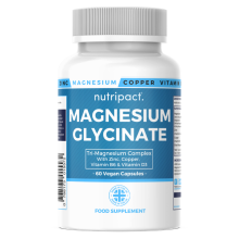 Magnesium Glycinate 6 in 1 Complex - 60 Vegan Capsules - Nutripact