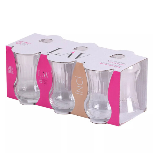 6pcs Turkish Tea Glasses Set Modern Cups Coffee Arabian Tea Espresso 2