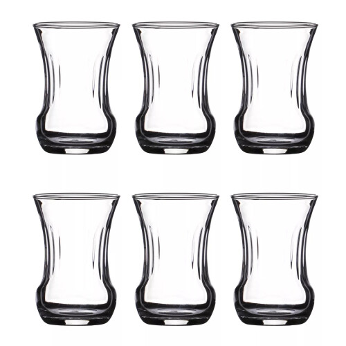 6pcs Turkish Tea Glasses Set Modern Cups Coffee Arabian Tea Espresso 1