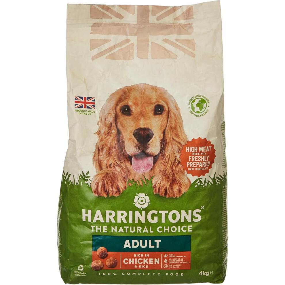 Harringtons Harrington's Adult Rich In Chicken & Rice 4Kg